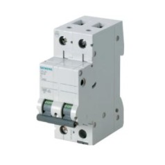 Disjuntor Din Bipolar 16A 5kA Curva C Siemens - INSTRUFIBER