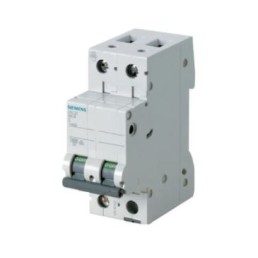 Disjuntor Din Bipolar 20A 5kA Curva C Siemens - INSTRUFIBER