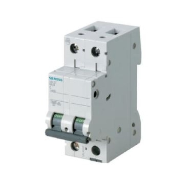 Disjuntor Din Bipolar 20A 5kA Curva C Siemens - INSTRUFIBER