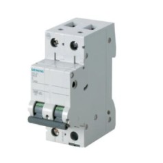 Disjuntor Din Bipolar 40A 5kA Curva C Siemens - INSTRUFIBER