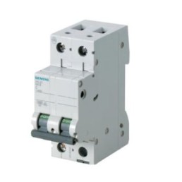 Disjuntor Din Bipolar 40A 5kA Curva C Siemens - INSTRUFIBER