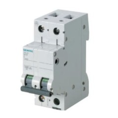 Disjuntor Din Bipolar 50A 5kA Curva C Siemens - INSTRUFIBER