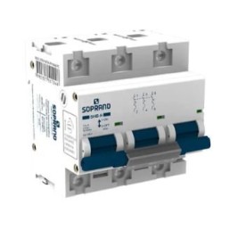 Disjuntor Din Tripolar 125A 10kA Curva C SHB-H Soprano - INSTRUFIBER