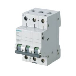 Disjuntor Din Tripolar 16A 5kA Curva C 5SL Siemens - INSTRUFIBER