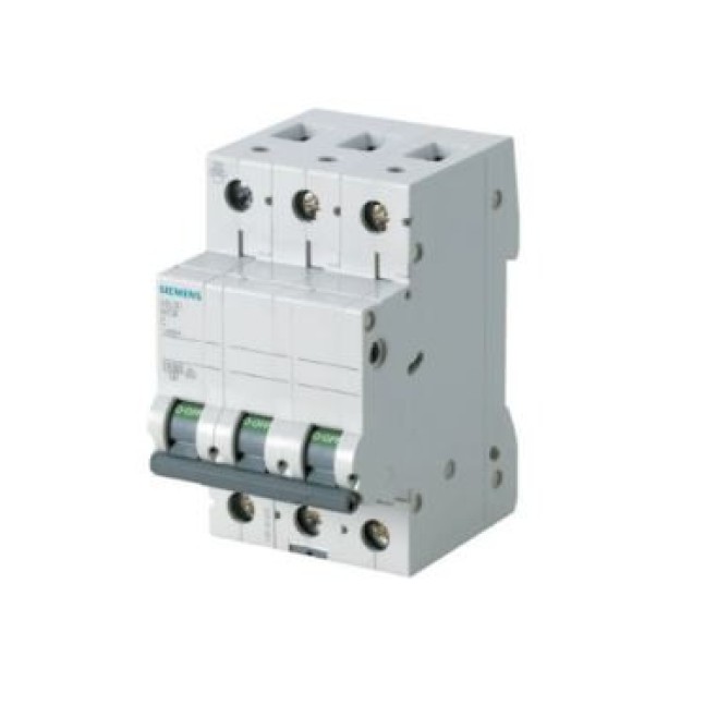 Disjuntor Din Tripolar 20A 5kA Curva C 5SL Siemens - INSTRUFIBER
