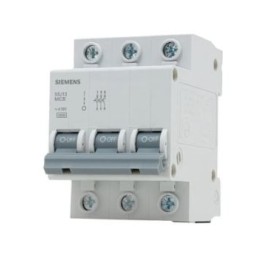 Disjuntor Din Tripolar 25A 3kA Curva C 5SJ Siemens - INSTRUFIBER
