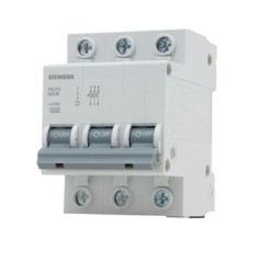 Disjuntor Din Tripolar 40A 3kA Curva C 5SJ Siemens - INSTRUFIBER