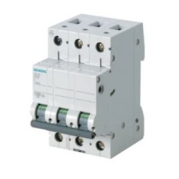 Disjuntor Din Tripolar 40A 5kA Curva C 5SL Siemens - INSTRUFIBER