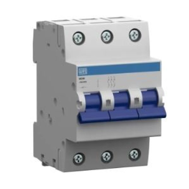Disjuntor Din Tripolar 50A 3kA Curva C MDW Weg - INSTRUFIBER