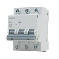 Disjuntor Din Tripolar 63A 3kA Curva C 5SJ Siemens - INSTRUFIBER