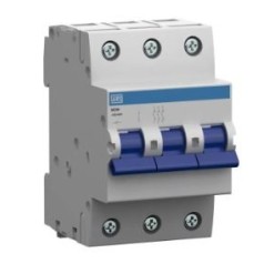 Disjuntor Din Tripolar 63A 3kA Curva C MDW Weg - INSTRUFIBER