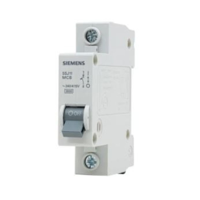 Disjuntor Din Unipolar 16A 3kA Curva C 5SJ Siemens - INSTRUFIBER