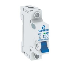 Disjuntor Din Unipolar 40A 6kA Curva C SHB-L Soprano - INSTRUFIBER