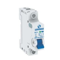 Disjuntor Din Unipolar 50A 6kA Curva C SHB-L Soprano - INSTRUFIBER