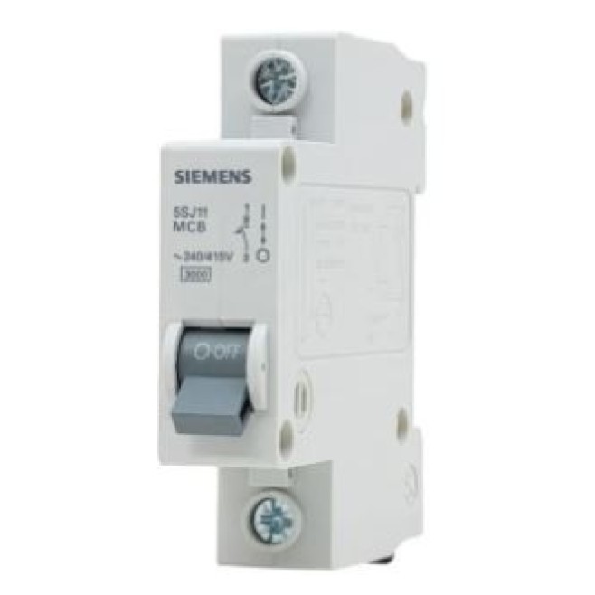 Disjuntor Din Unipolar 63A 3kA Curva C 5SJ Siemens - INSTRUFIBER