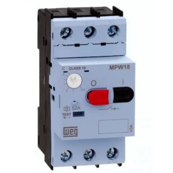 Disjuntor Motor 2.5 ~ 4A Weg MPW18 - INSTRUFIBER
