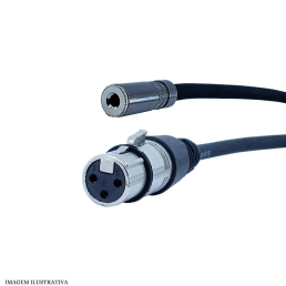 Extensor XLR P2 Profissional Fêmea x Fêmea - INSTRUFIBER
