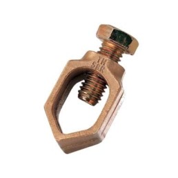 Grampo para Haste de Aterramento 1/2"~5/8" - INSTRUFIBER