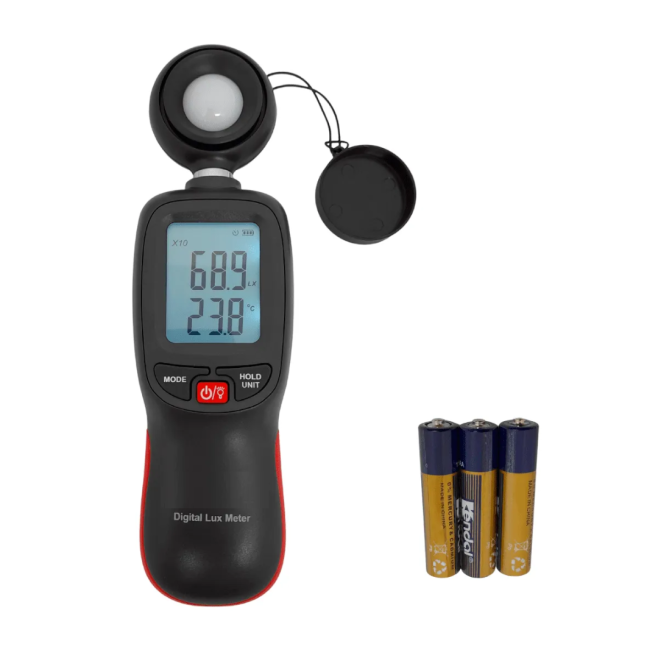 CB300 - Luxímetro e Temperatura com Memória de Armazenamento - INSTRUFIBER CB300 - Luxímetro e Temperatura com Memória de Armazenamento - INSTRUFIBER
