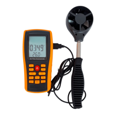 CB819 - Termo-Anemometro com Datalogger e Haste Reclinável (Área e Vazão) - INSTRUFIBER