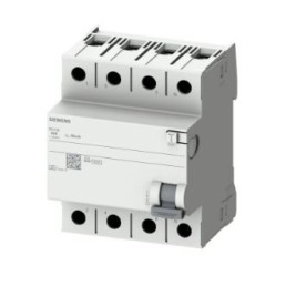 Interruptor DR 4P 25A 30mA 220~400V 5SV5342 Siemens - INSTRUFIBER