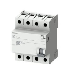 Interruptor DR 4P 40A 30mA 220~400V 5SV5344 Siemens - INSTRUFIBER