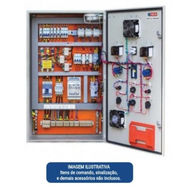 Quadro de Comando 100X60X25cm Sem Flange Andaluz - INSTRUFIBER