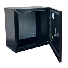 Quadro de Comando 30X30X20cm Sem Flange Preto Lukma - INSTRUFIBER