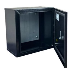 Quadro de Comando 30X30X20cm Sem Flange Preto Lukma - INSTRUFIBER