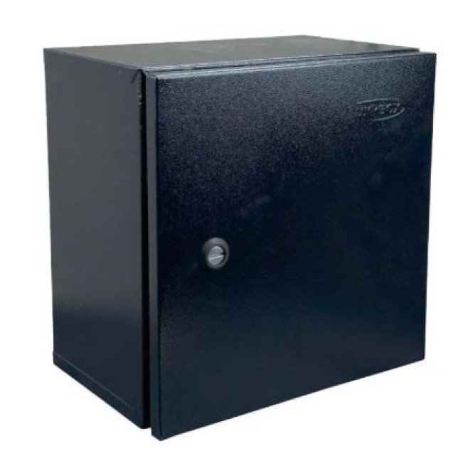 Quadro de Comando 30X30X20cm Sem Flange Preto Lukma - INSTRUFIBER