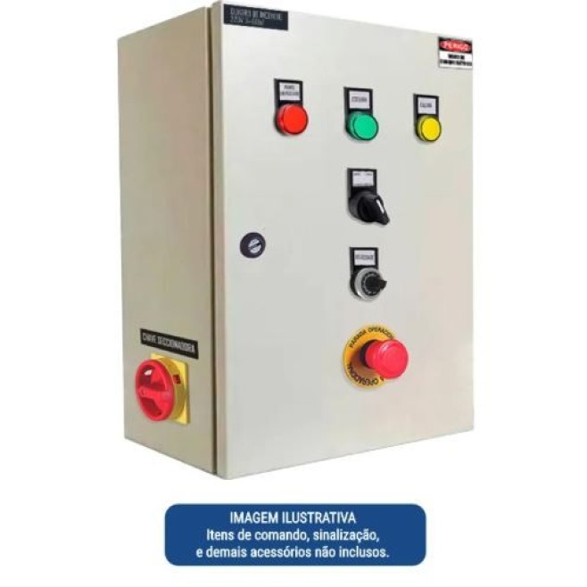 Quadro de Comando 50X40X20cm Sem Flange Andaluz - INSTRUFIBER