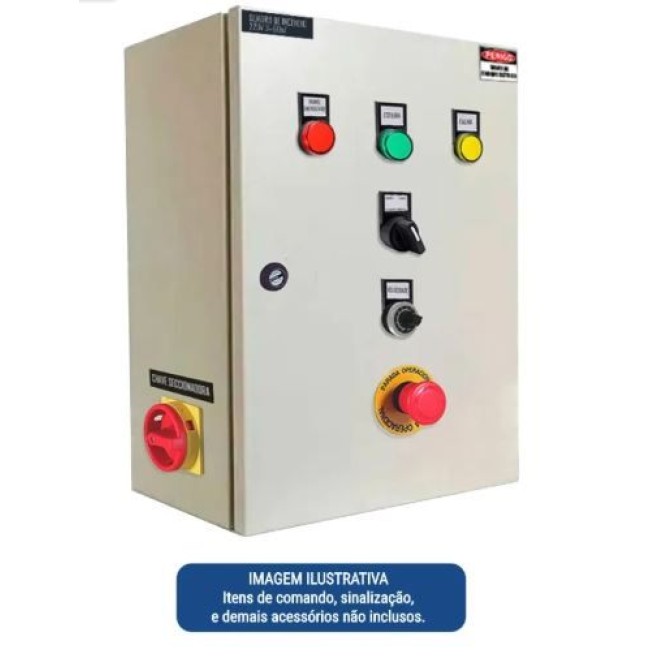 Quadro de Comando 60X50X20cm Com Flange Lukbox - INSTRUFIBER