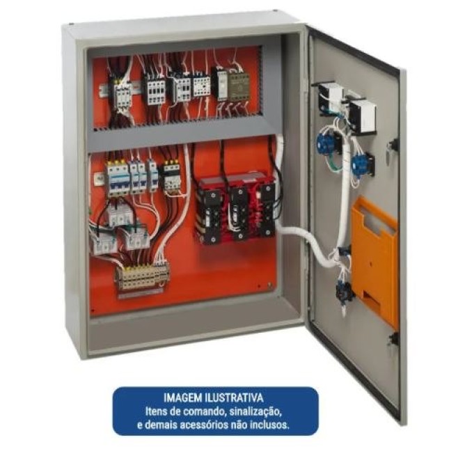 Quadro de Comando 60X50X20cm Com Flange Lukbox - INSTRUFIBER