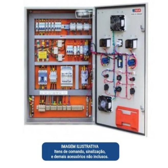 Quadro de Comando 80X60X30cm Sem Flange Andaluz - INSTRUFIBER