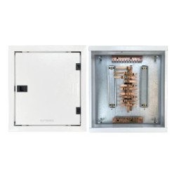 Quadro de Distribuição 15 Din + Geral c/ Barramento Trifásico 80A - Sobrepor - INSTRUFIBER