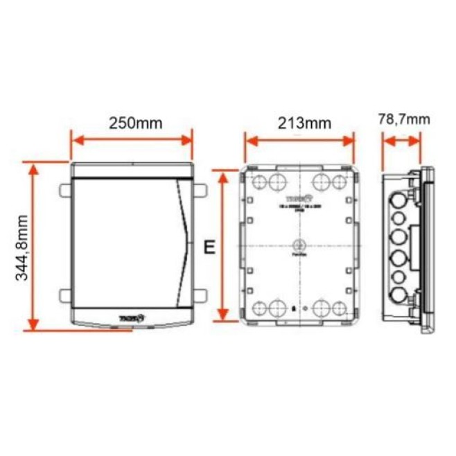 Quadro de Distribuição 16 DIN Embutir Tigre - INSTRUFIBER