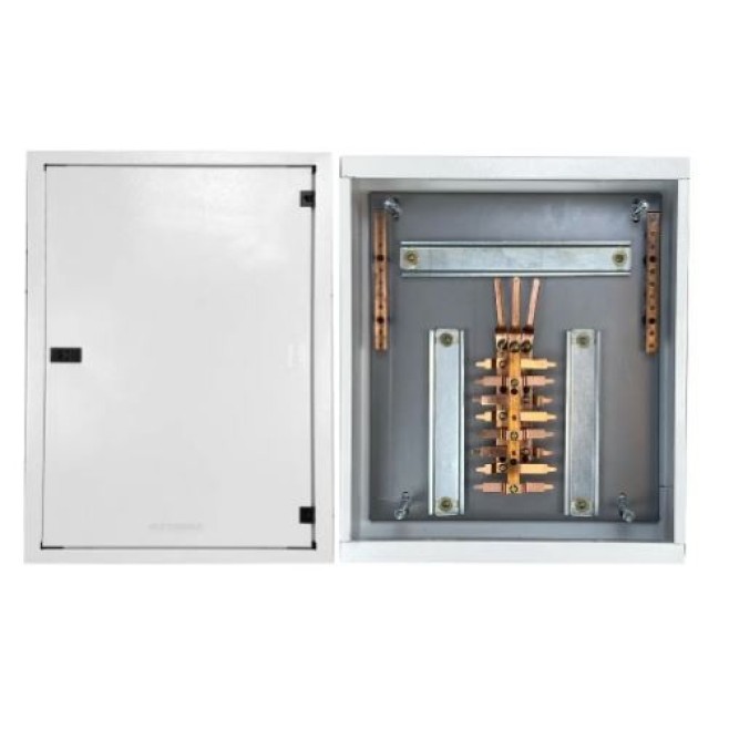 Quadro de Distribuição 16 Din + Geral c/ Barramento Trifásico 100A - Sobrepor - INSTRUFIBER