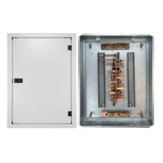 Quadro de Distribuição 21 Din + Geral c/ Barramento Trifásico 80A - Embutir - INSTRUFIBER