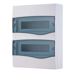 Quadro de Distribuição 24/16 Disjuntores Sobrepor Brum - INSTRUFIBER