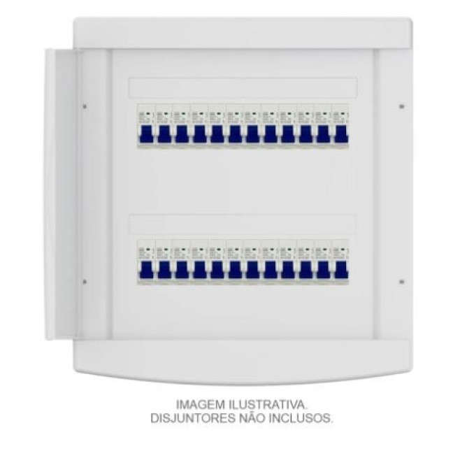 Quadro de Distribuição 24 DIN Embutir Tigre - INSTRUFIBER