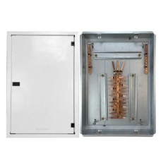 Quadro de Distribuição 24 Din + Geral c/ Barramento Trifásico 100A - Embutir - INSTRUFIBER