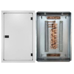 Quadro de Distribuição 27 Din + Geral c/ Barramento Trifásico 80A - Embutir - INSTRUFIBER