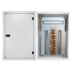 Quadro de Distribuição 28 Din + Geral c/ Barramento Trifásico 100A - Sobrepor - INSTRUFIBER