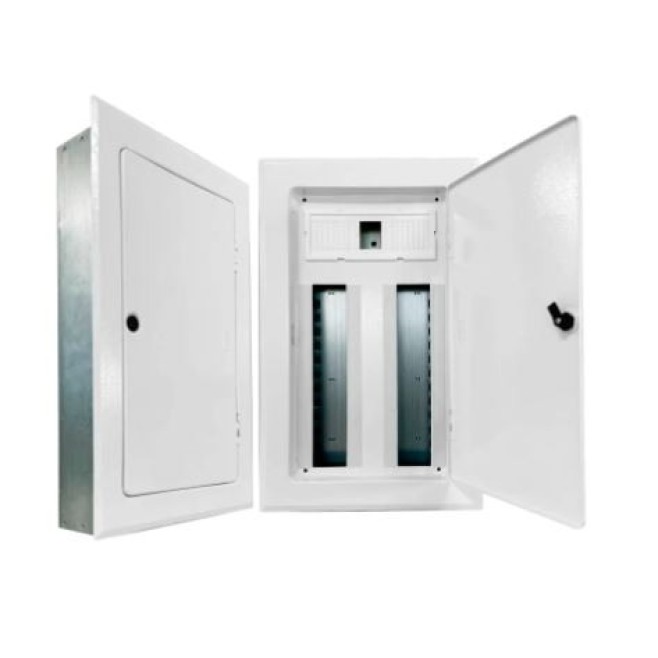 Quadro de Distribuição 28 Din Embutir Sem Barramento G Luna - INSTRUFIBER