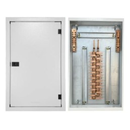 Quadro de Distribuição 34 Din + Geral c/ Barramento Bifásico 100A - Sobrepor - INSTRUFIBER