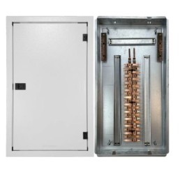 Quadro de Distribuição 44 Din + Geral c/ Barramento Bifásico 100A - Embutir - INSTRUFIBER