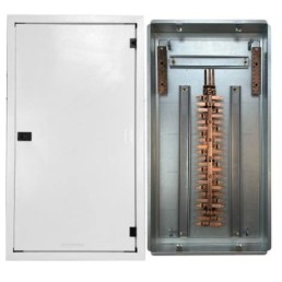 Quadro de Distribuição 44 Din + Geral c/ Barramento Trifásico 100A - Embutir - INSTRUFIBER