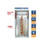 Quadro de Distribuição 44 Din + Geral c/ Barramento Trifásico 100A - Sobrepor - INSTRUFIBER