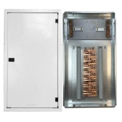 Quadro de Distribuição 44 Din + Geral c/ Barramento Trifásico 150A - Embutir - INSTRUFIBER