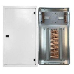 Quadro de Distribuição 44 Din + Geral c/ Barramento Trifásico 225A - Embutir - INSTRUFIBER